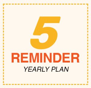 5 Reminder - Yearly Plan